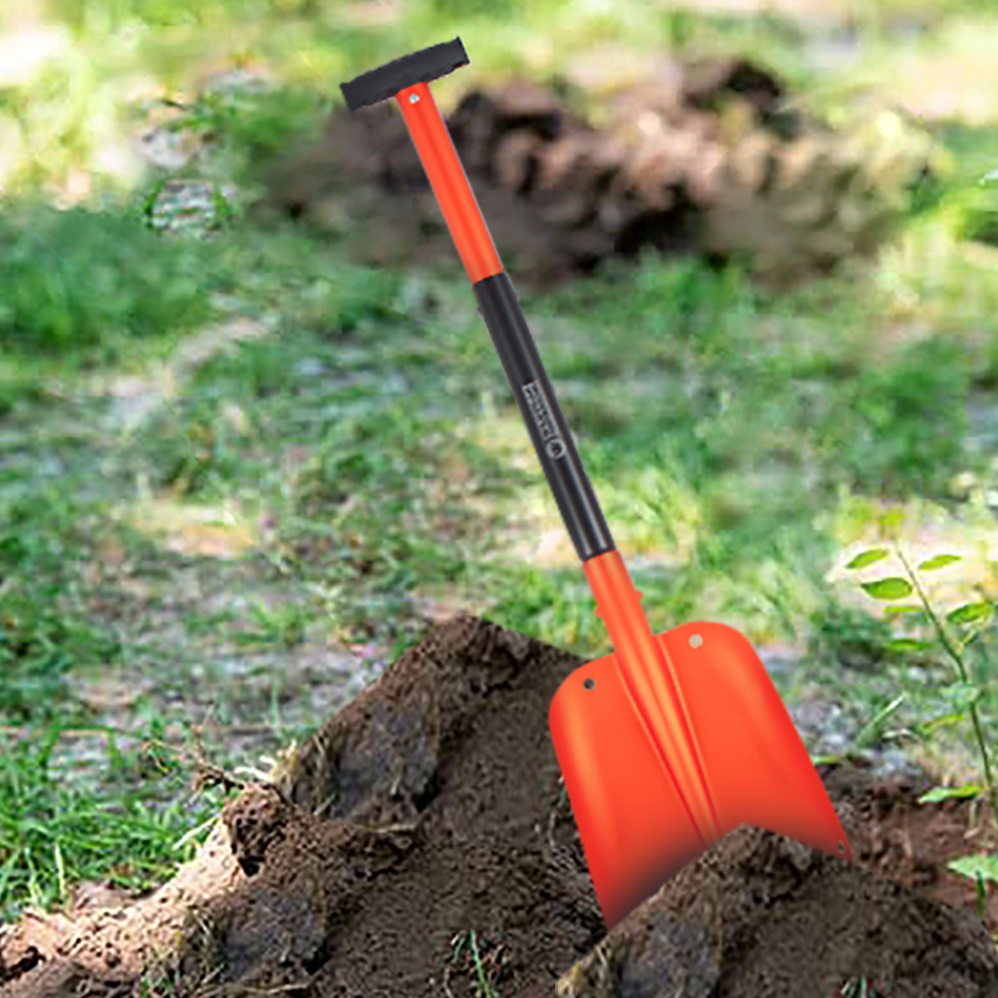 Wildtrak 3 Piece Aluminum Utility Shovel, Lightweight, Collapsible 82cm