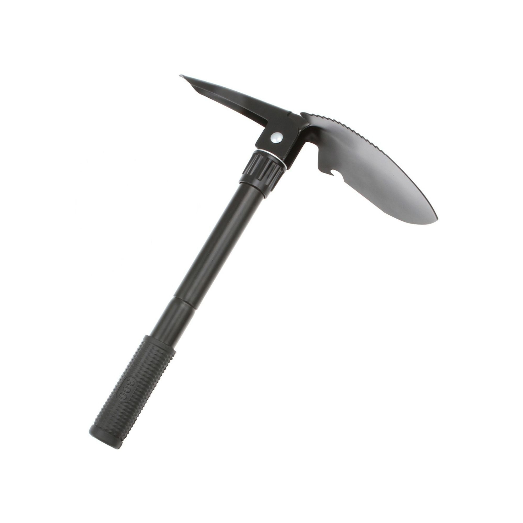 Wildtrak Multi Purpose Camp Tool, Shovel, Pick and Compass 30x10cm