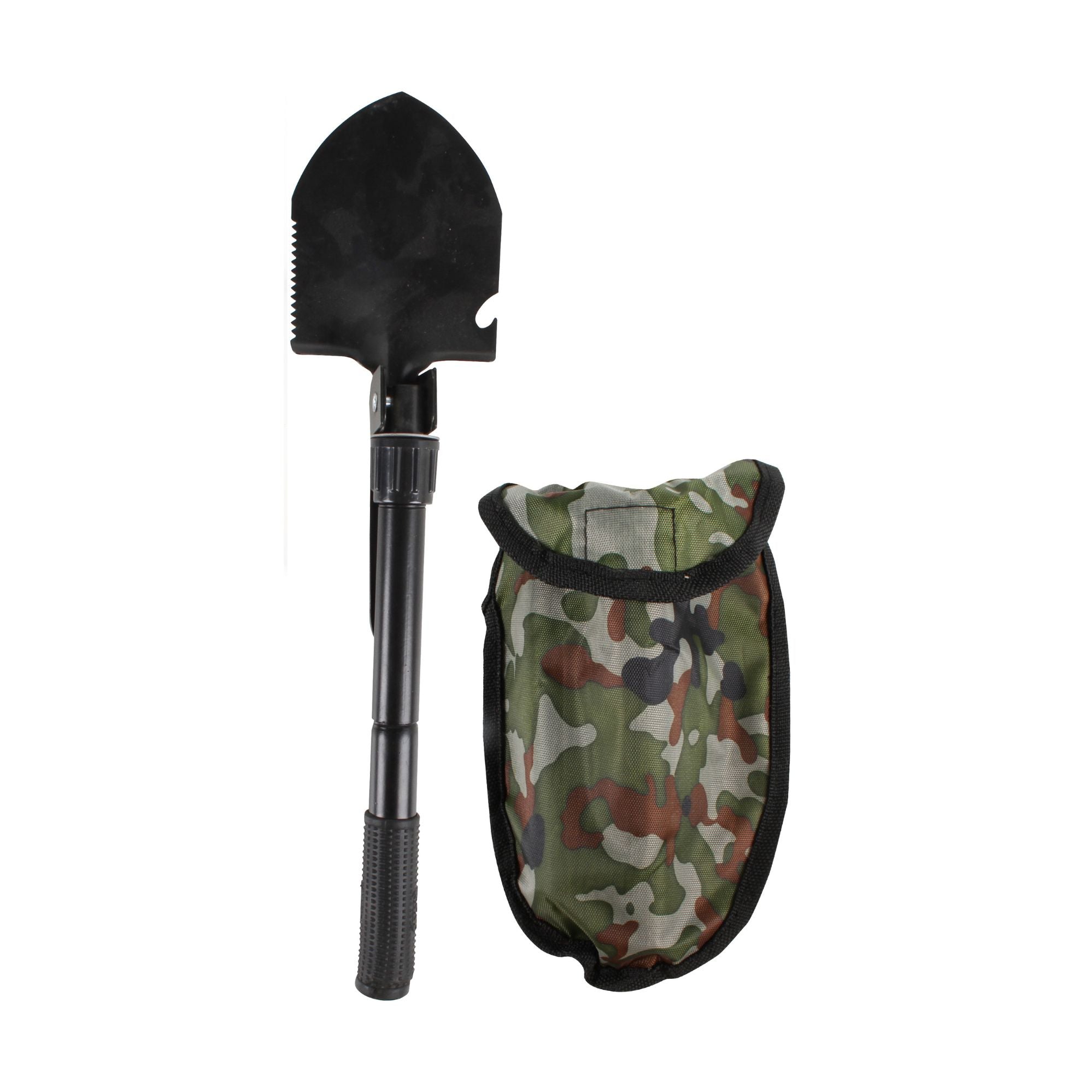 Wildtrak Multi Purpose Camp Tool, Shovel, Pick and Compass 30x10cm