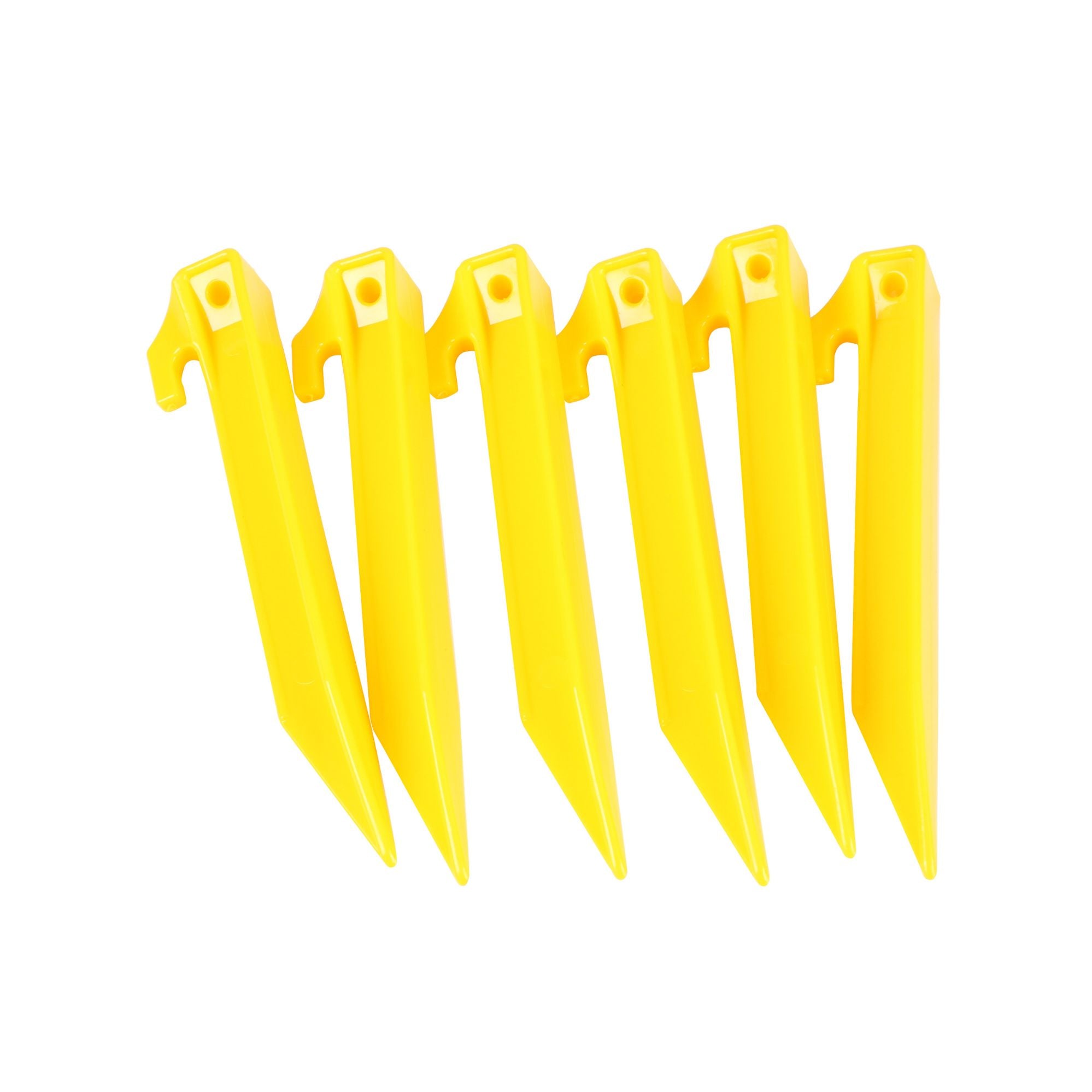 Wildtrak 6 Pack Plastic Tent Pegs 17cm
