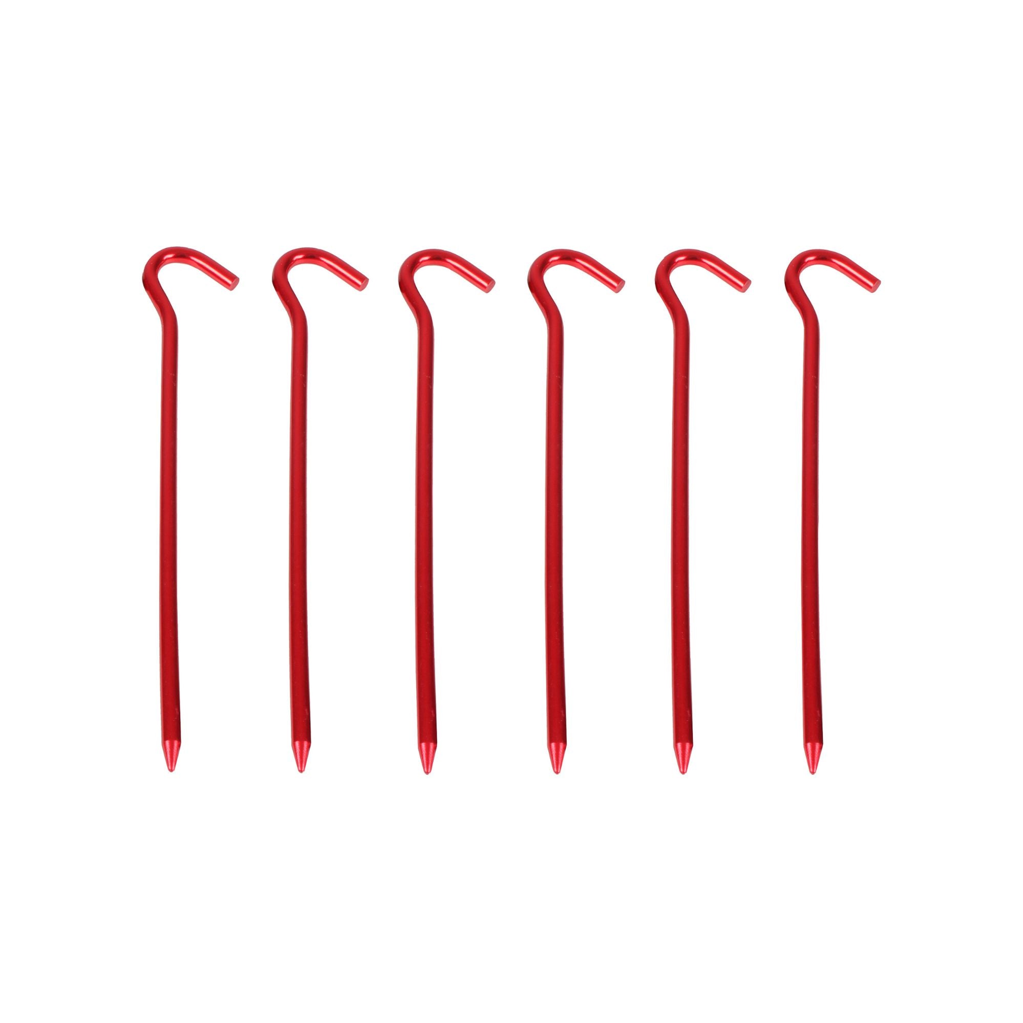 Wildtrak 6 Pack Aluminium Alloy Tent Pegs 18cm