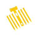 Wildtrak 7pc Plastic Pegs and Mallet Set