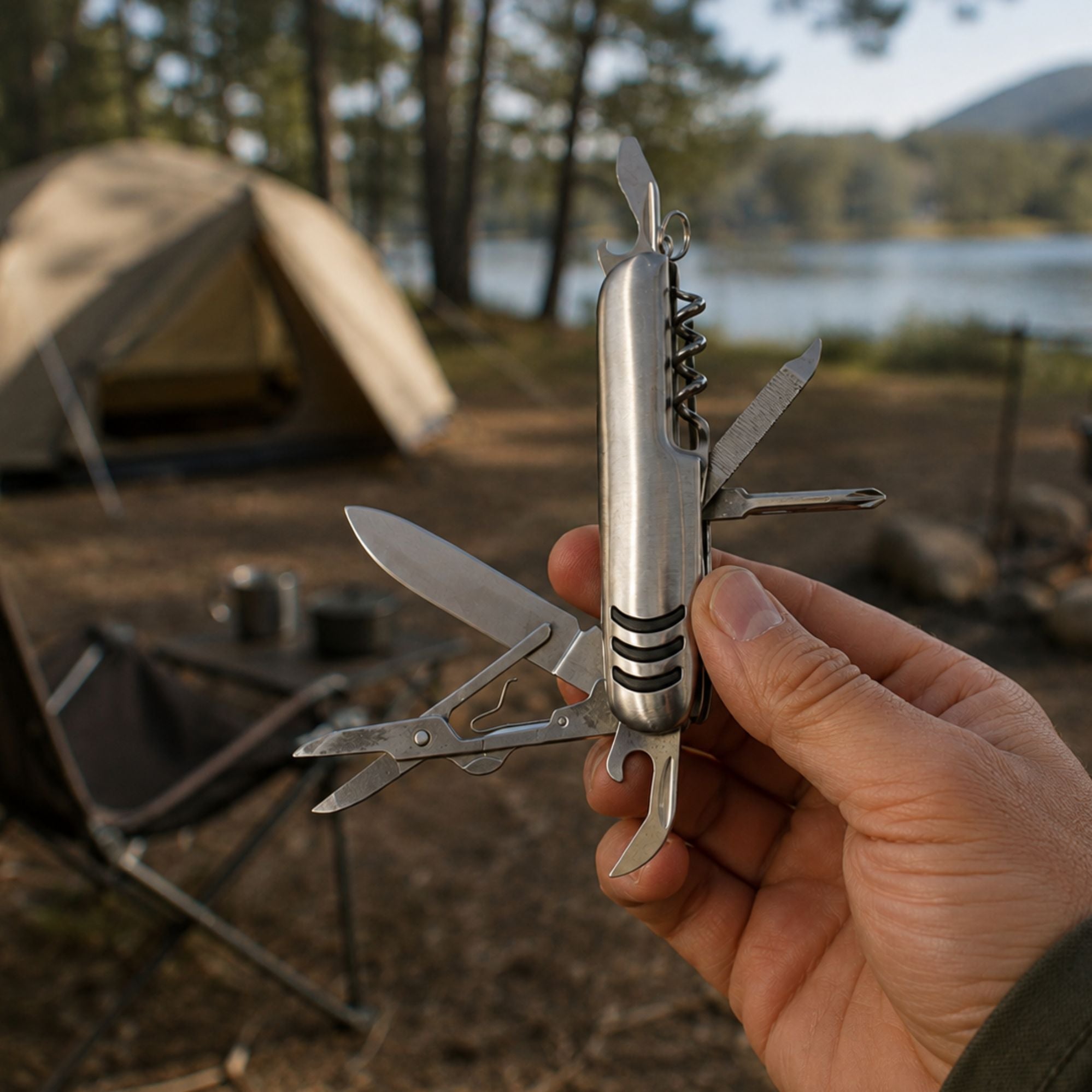 Wildtrak 10 in 1 Multi-function Tool & Torch Combo