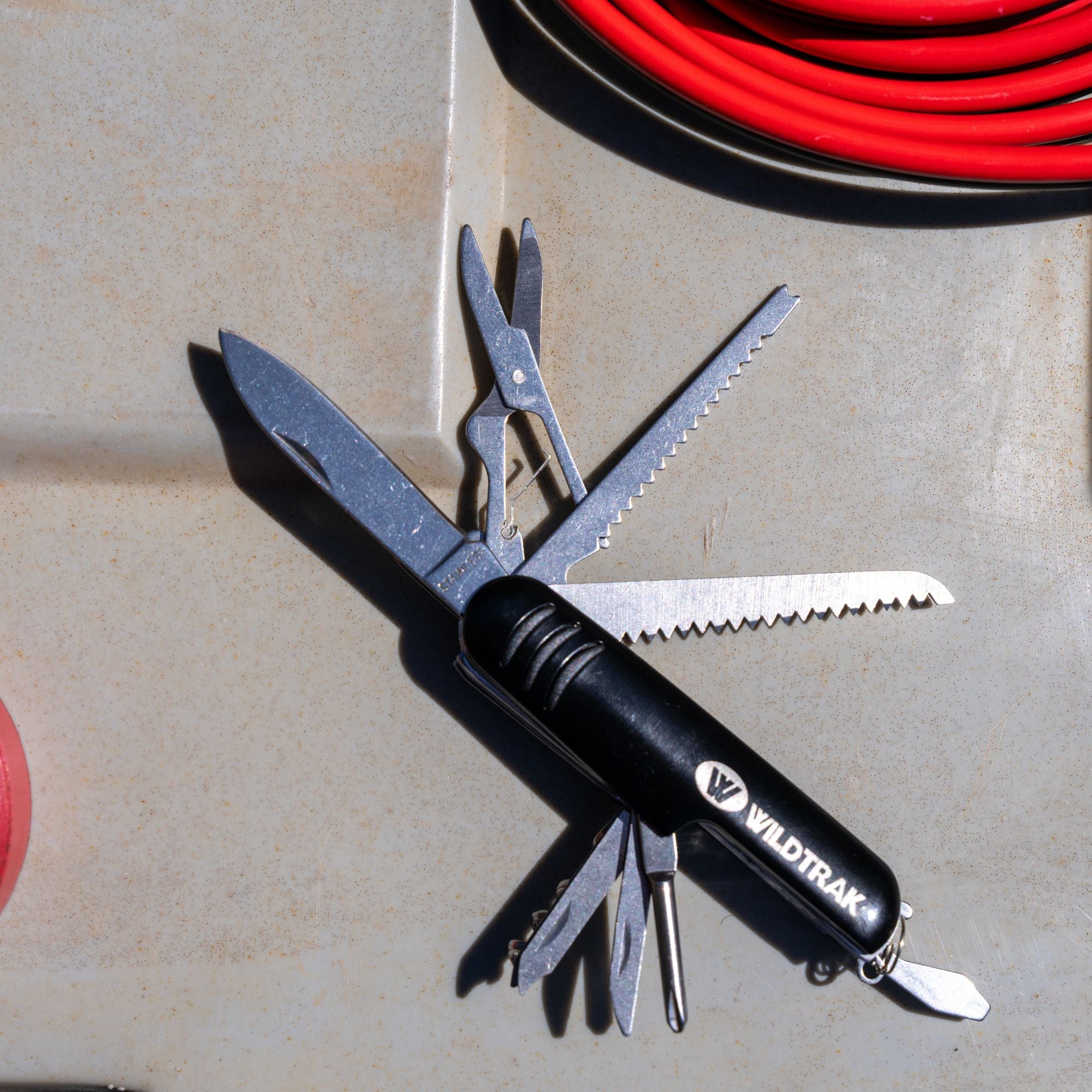 Wildtrak 15 in 1 Multi Function Tool with Army Knife