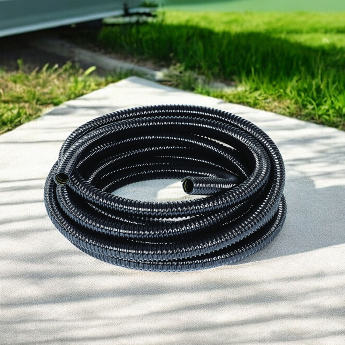 Wildtrak Grey Sullage Waste Water Hose 10mx25mm
