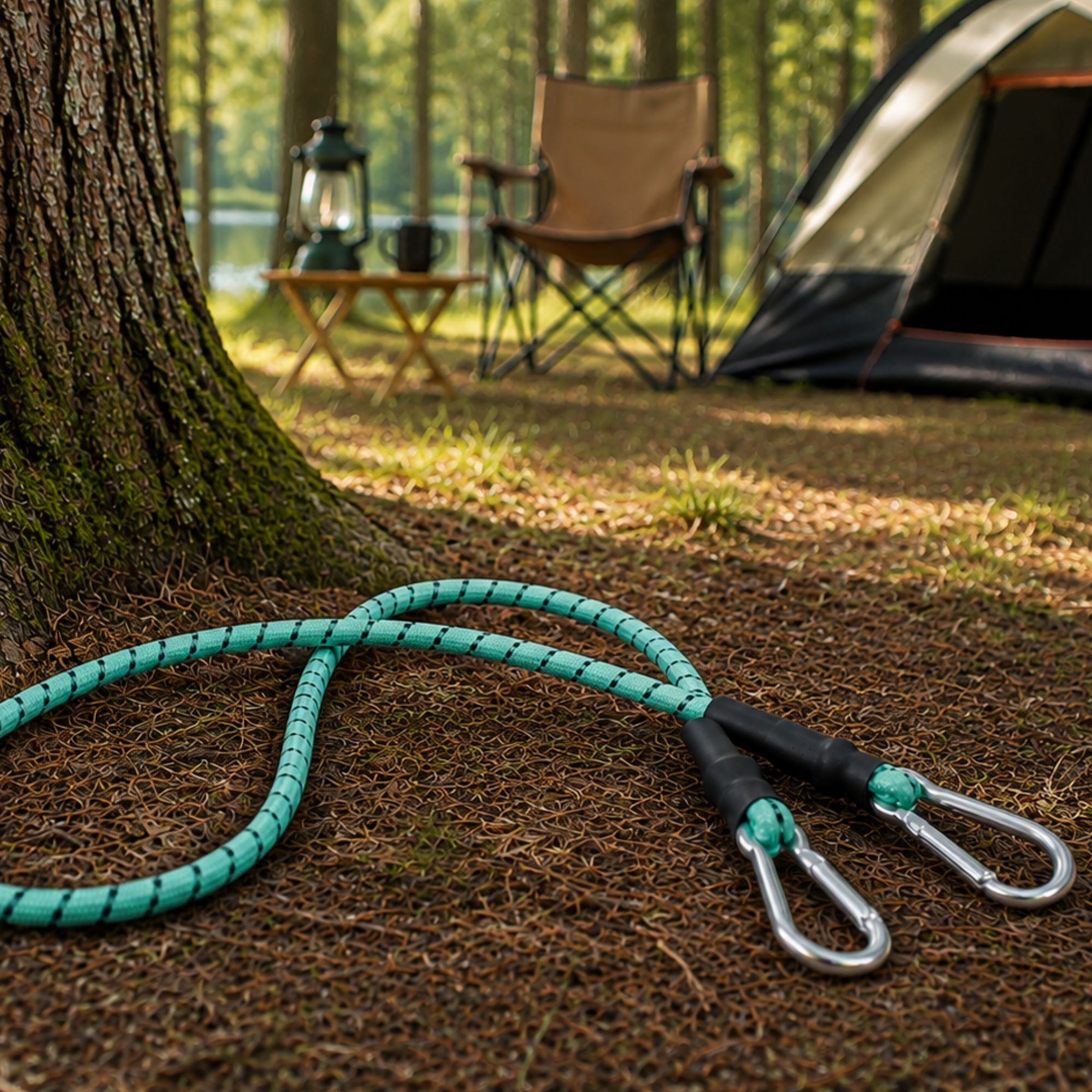 Wildtrak 90cm Bungee Cord with Carabiners - Assorted Colours