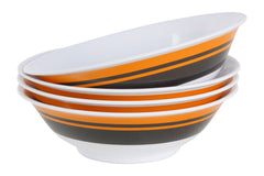 16 Piece BPA Free Melamine Camping Picnicking Dinner Set