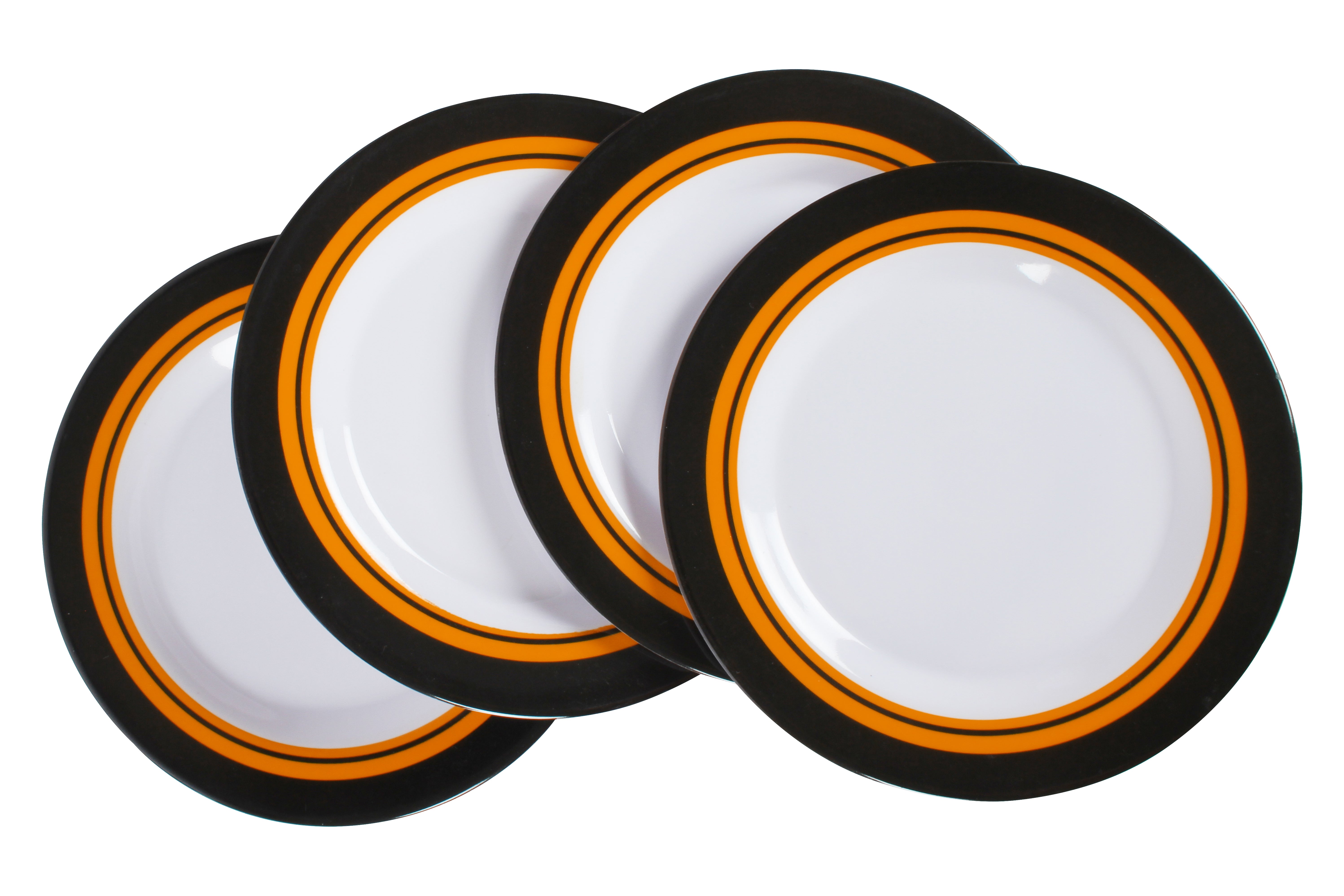 16 Piece BPA Free Melamine Camping Picnicking Dinner Set