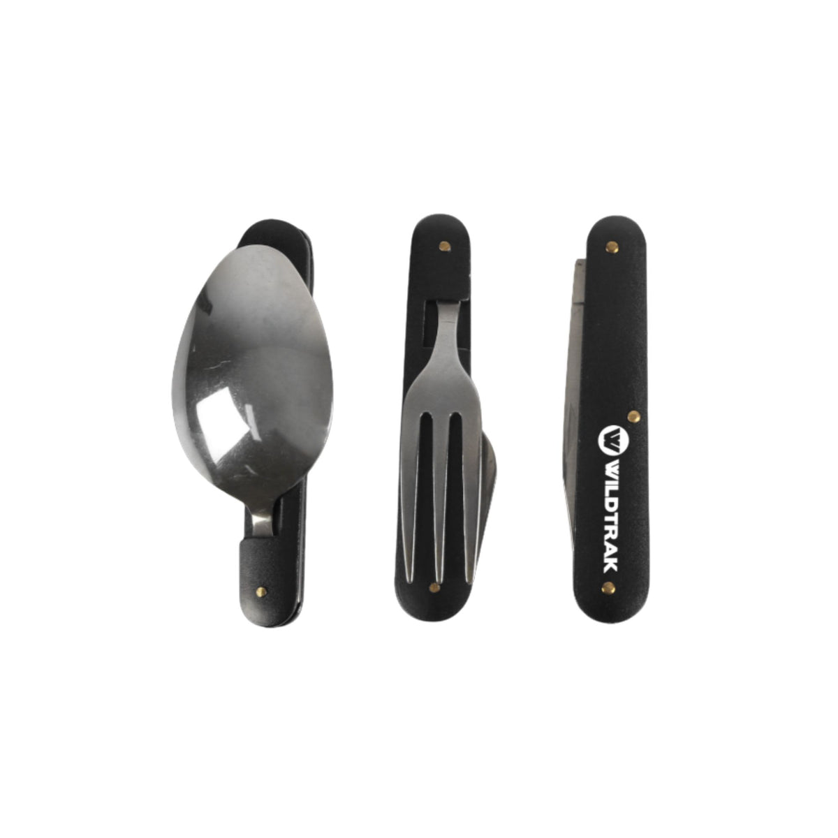 Wildtrak 3 Piece Foldable Cutlery Set with Pouch