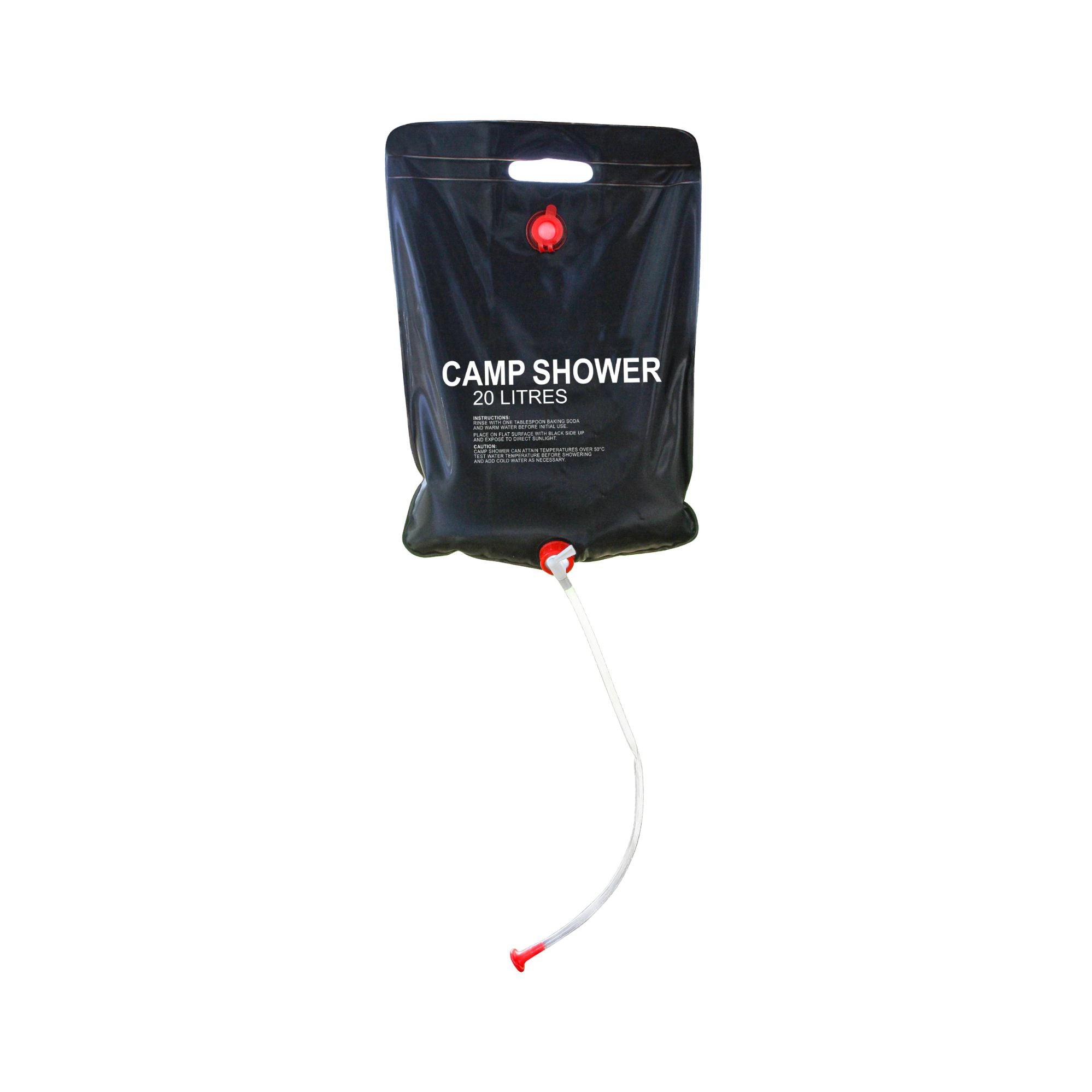 Wildtrak 20L Portable Camping Solar Shower with Carry Handle