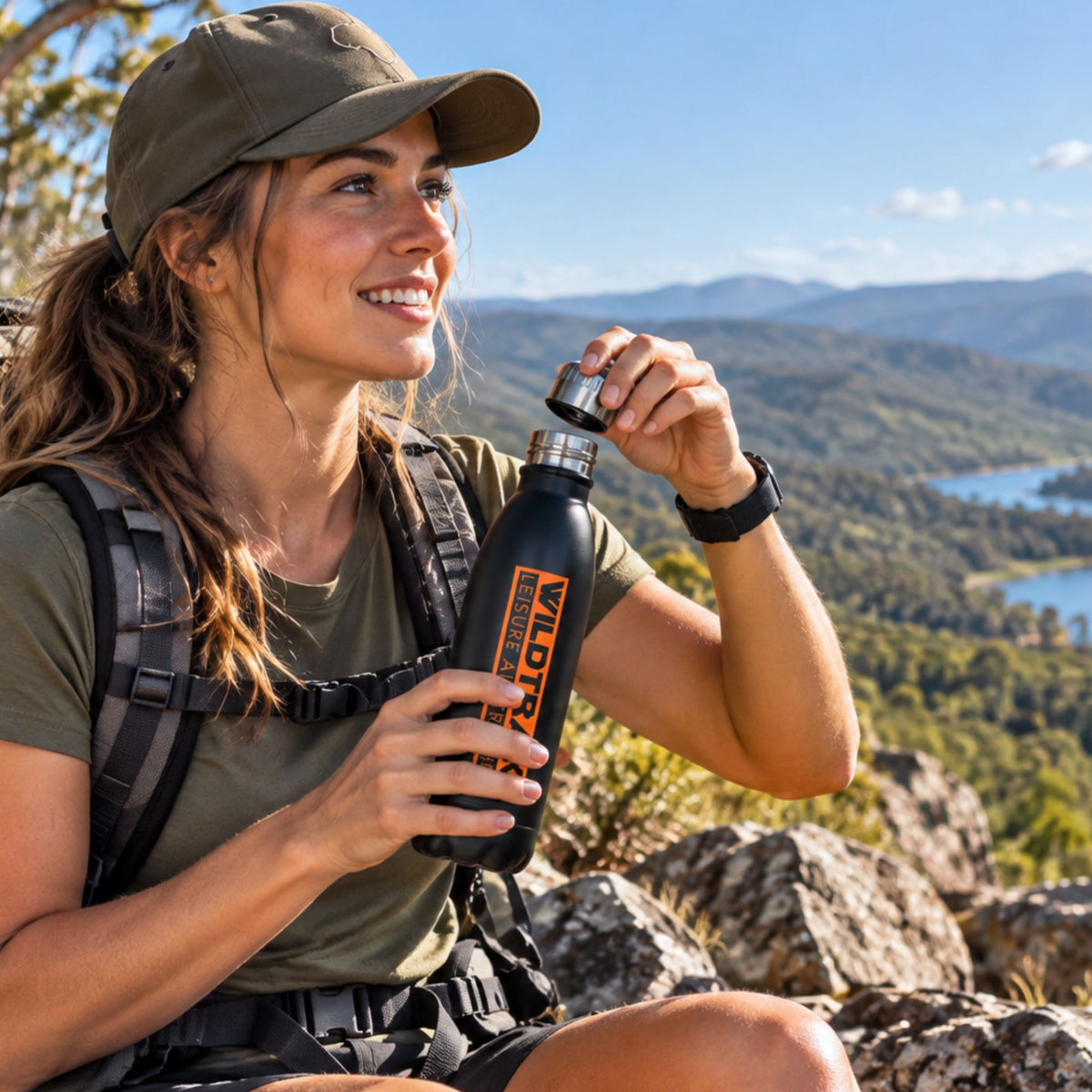 Wildtrak Stainless Steel Drink Bottle 500ml