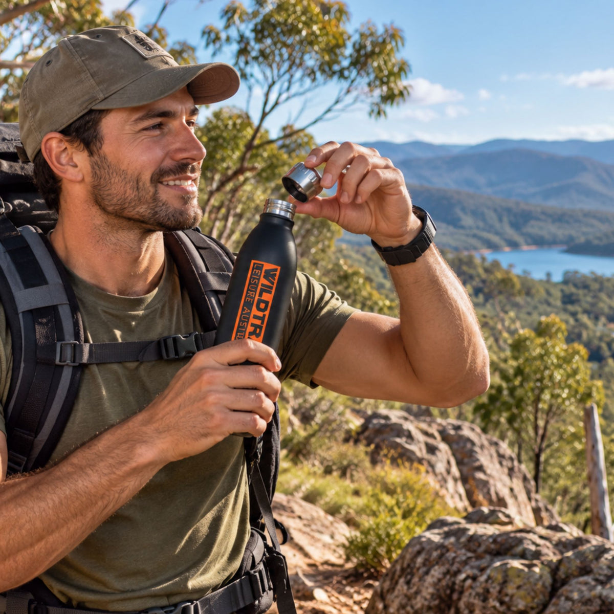 Wildtrak Stainless Steel Drink Bottle 500ml