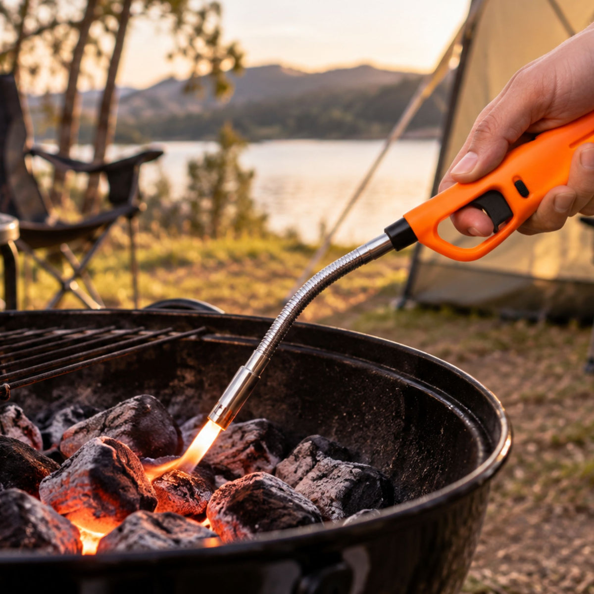 Wildtrak Refillable Flexi-Head BBQ Gas Filled Lighter 27cm