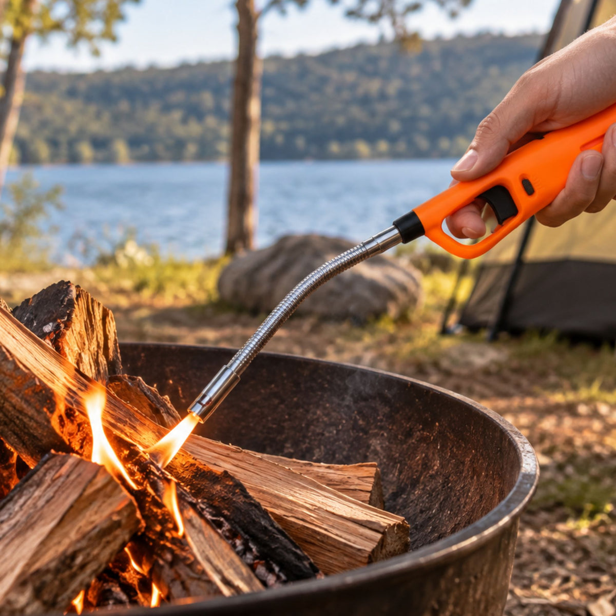 Wildtrak Refillable Flexi-Head BBQ Gas Filled Lighter 27cm