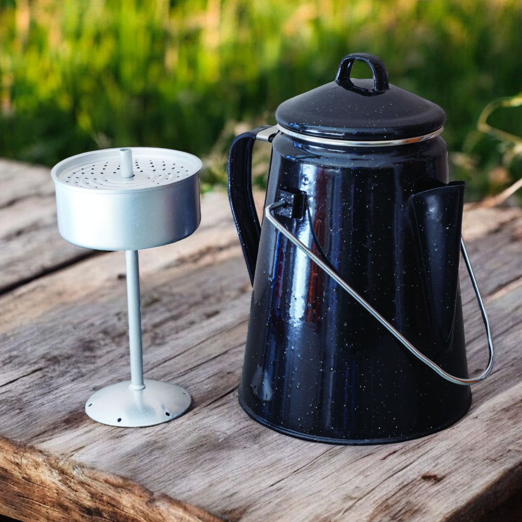 2L Premium Enamel Percolator Coffee Pot