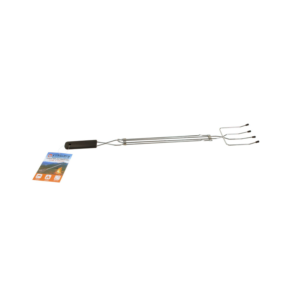 Wildtrak 4 Prong Toaster Extension Fork, Extends from 56 to 77cm