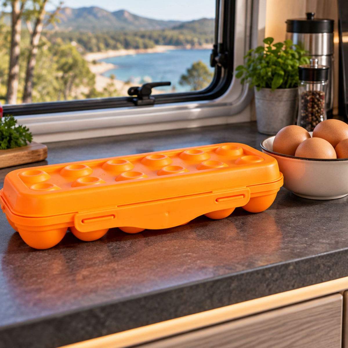 Wildtrak 12-Egg Portable Lightweight Storage Container 30cm