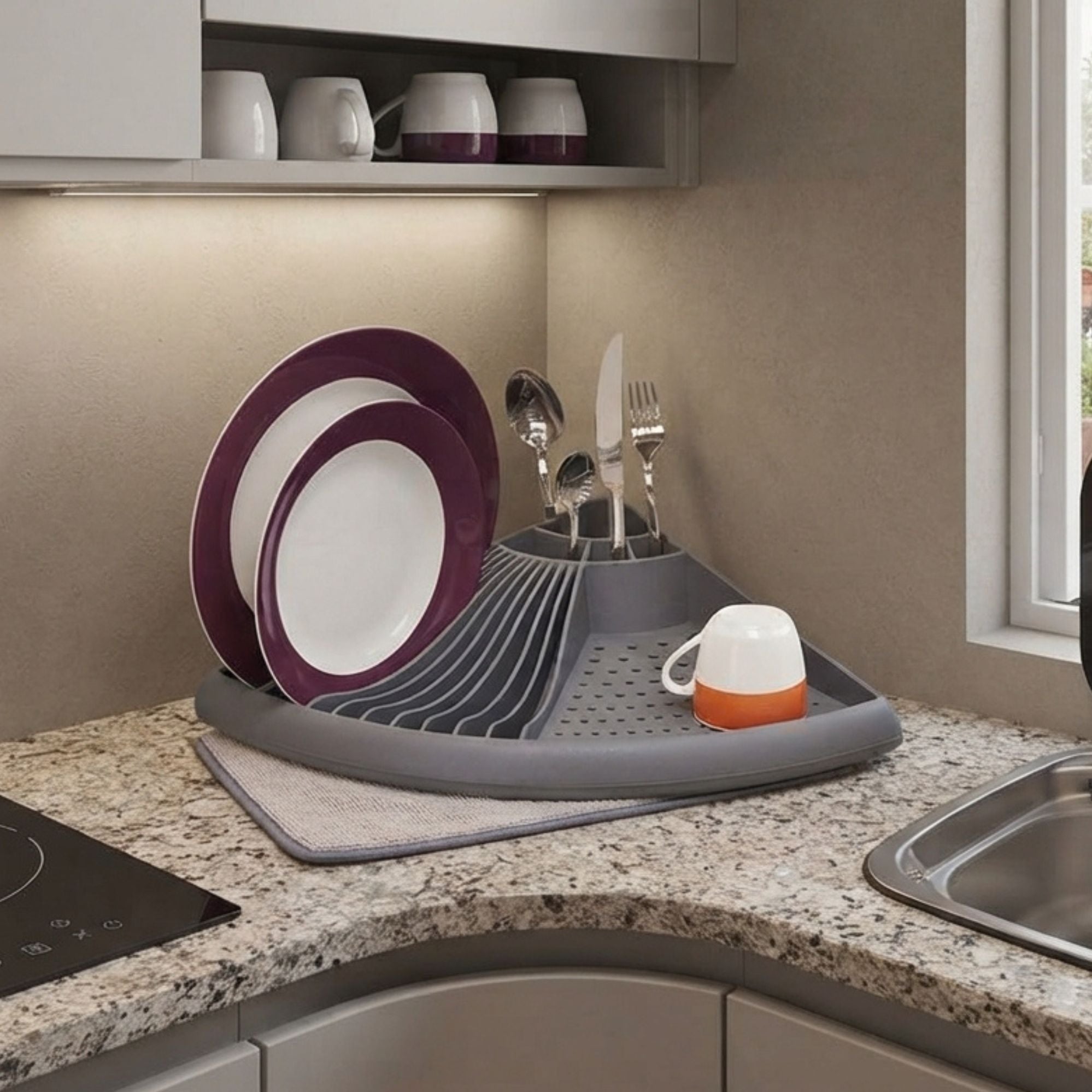 Wildtrak Corner Dish Rack 49x34x9cm