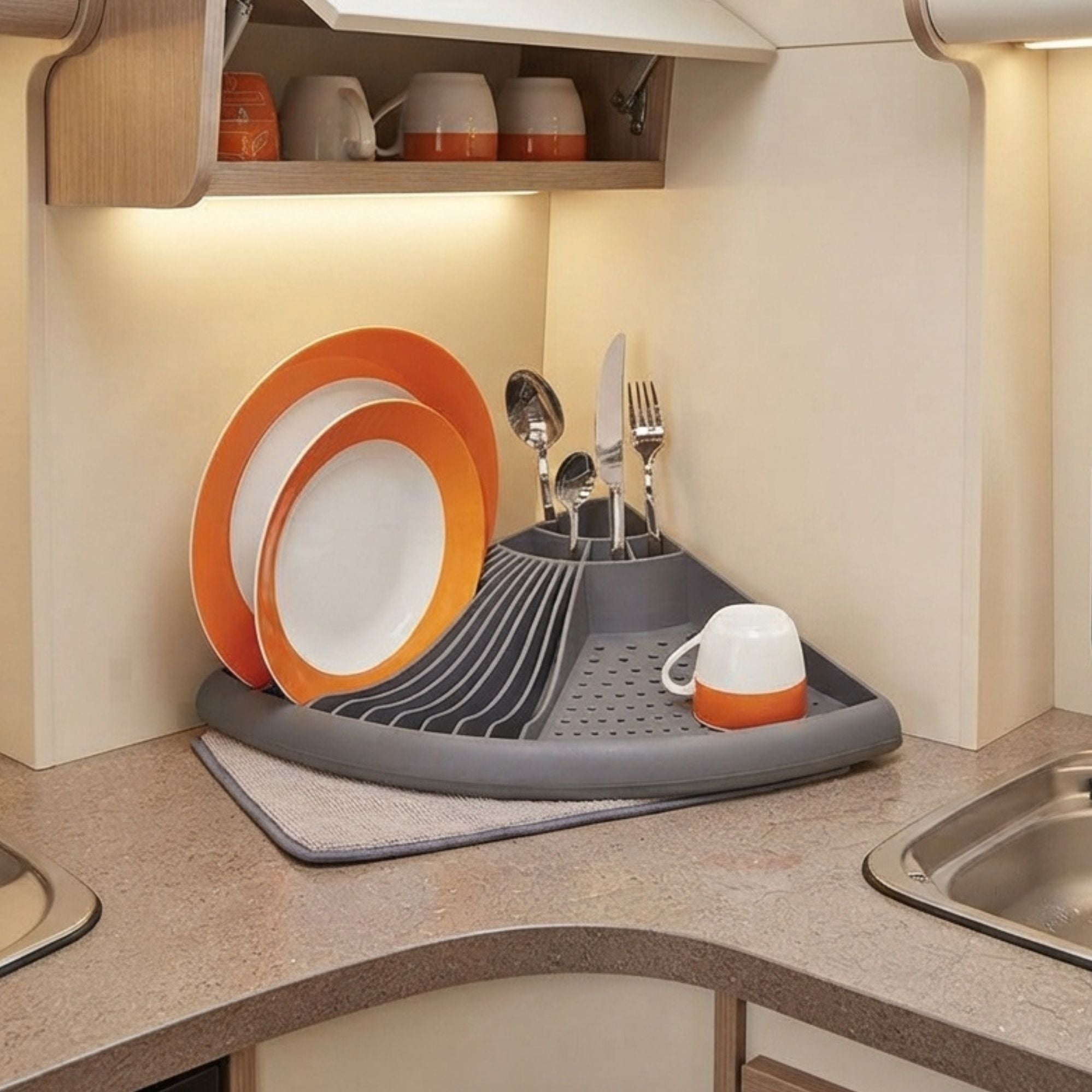 Wildtrak Corner Dish Rack 49x34x9cm