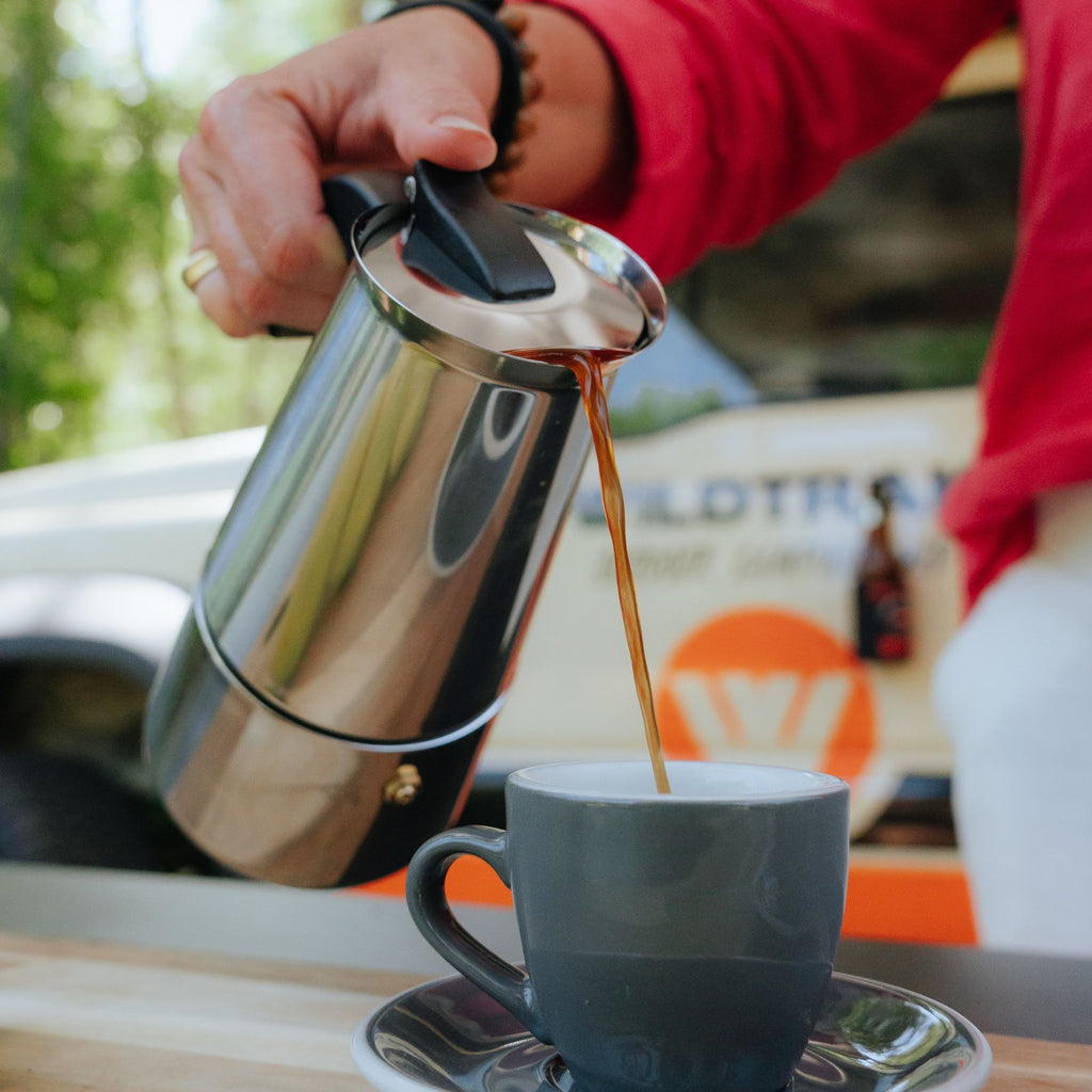 Wildtrak 4-Cup Stainless Steel Coffee Maker