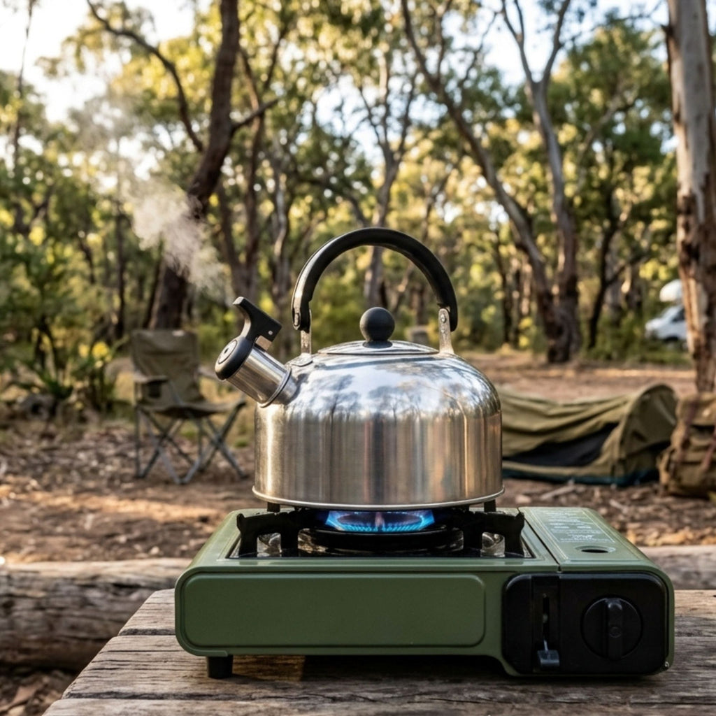 Wildtrak 2L Stainless Steel Whistling Kettle with Heat Resistant Handle