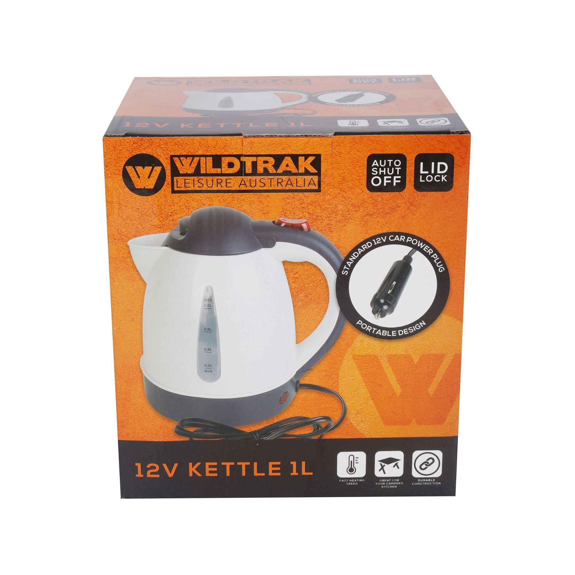 Wildtrak 12V 1 Litre Portable Kettle 150W