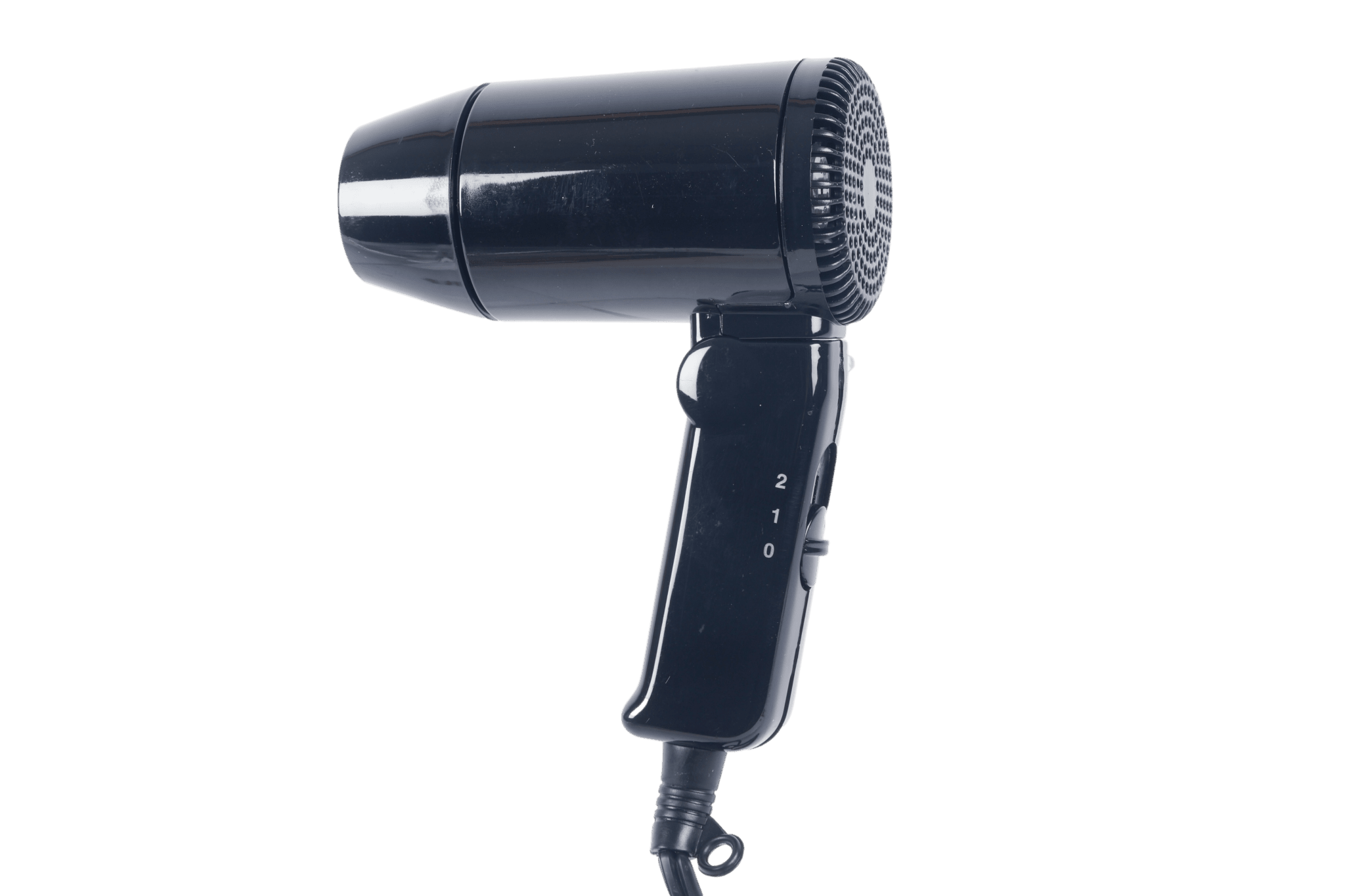 12V Portable Hair Dryer, Compact 2 Speed, 1.2m Cable