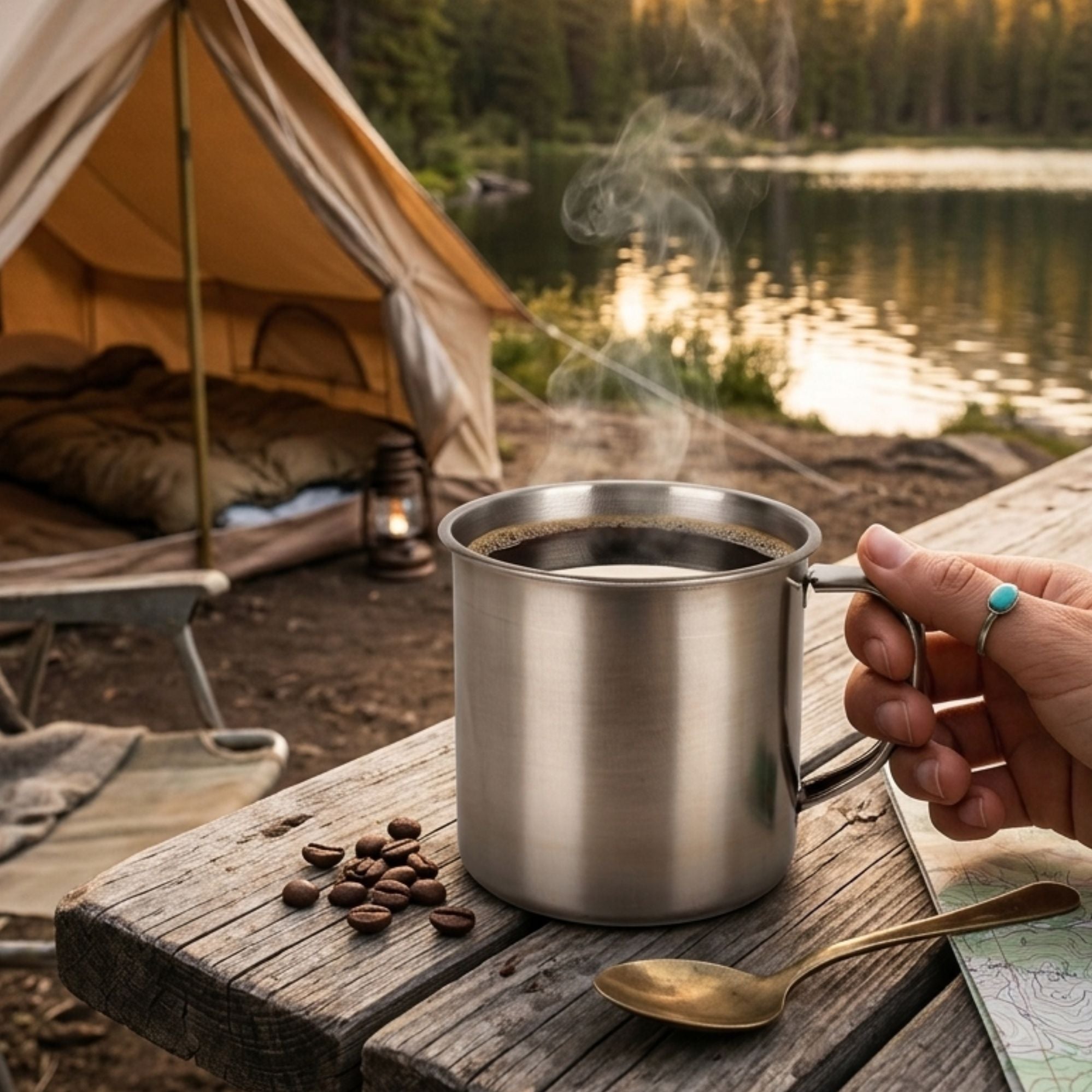 Wildtrak Stainless Steel Camping Mug 350ml