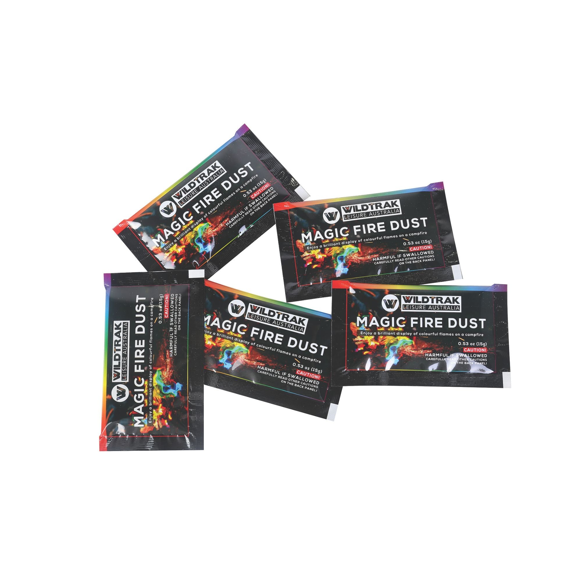 Wildtrak 5pk Magic Colour Fire Flame 15g