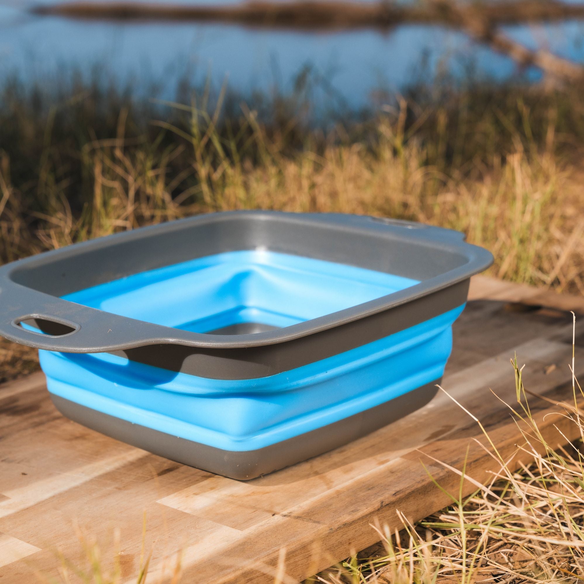 Wildtrak Collapsible Strainer with Handles 29x22x8cm