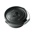 Wildtrak 4.5 Quart Heavy-duty Round Camp Oven Pre-Seasoned with Lip & Handle