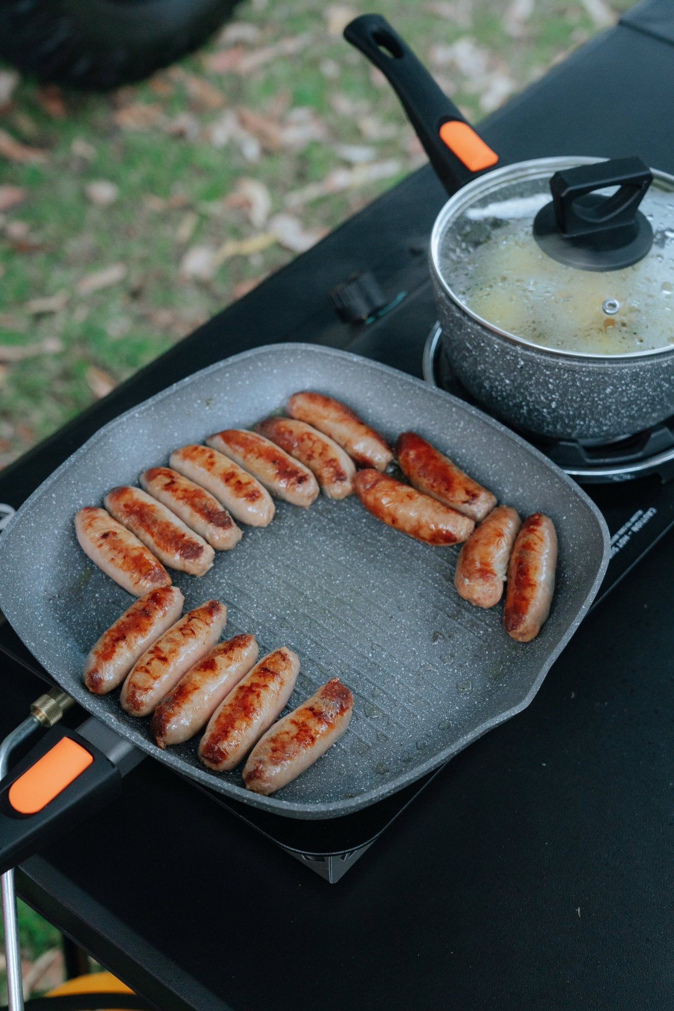 Non Stick Induction Safe Grill Pan with Detachable Handle 28cm