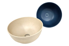 650ml Wheat Straw Bowl - Available in Blue or Natural