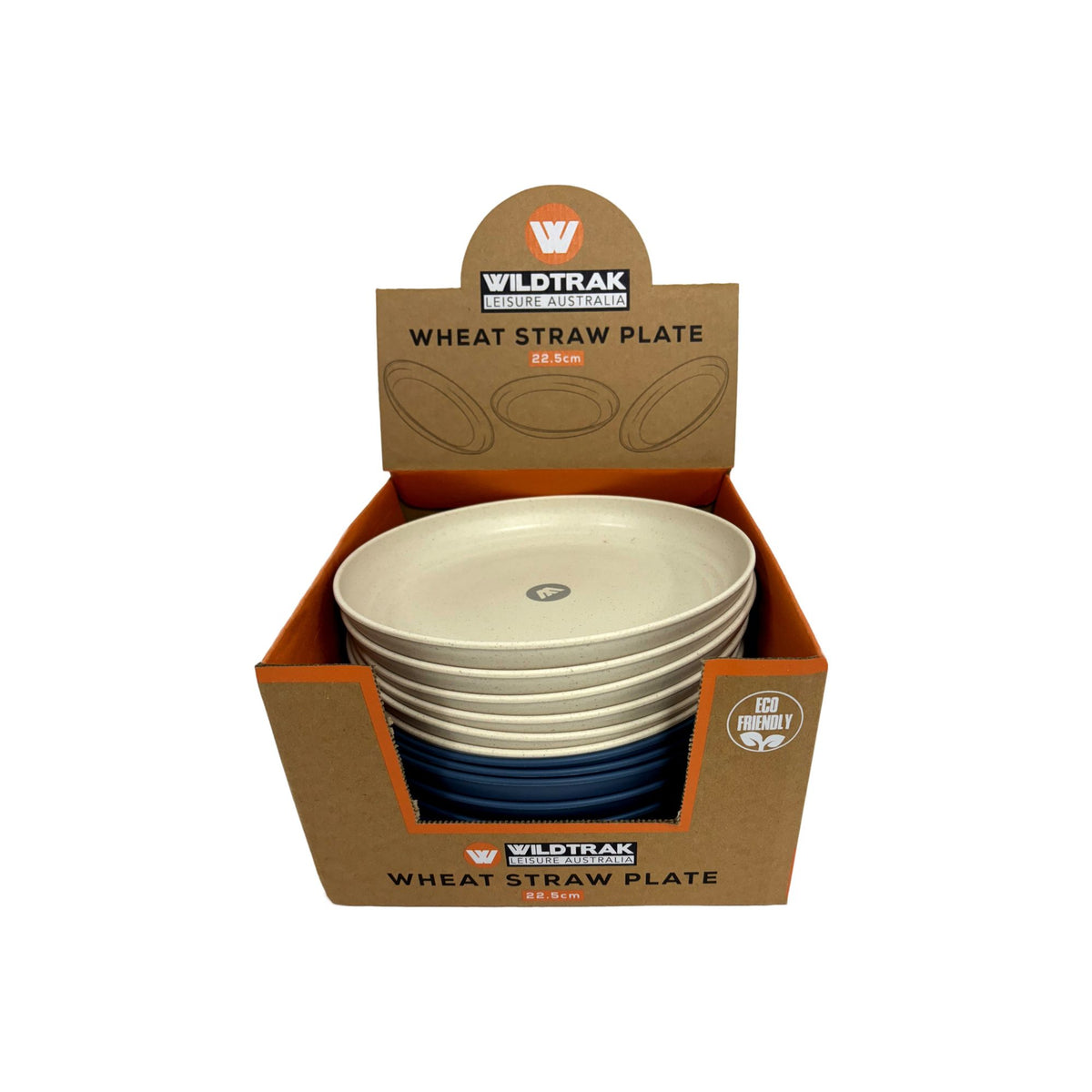 Wildtrak Wheat Straw Plate 23cm - Beige or Blue