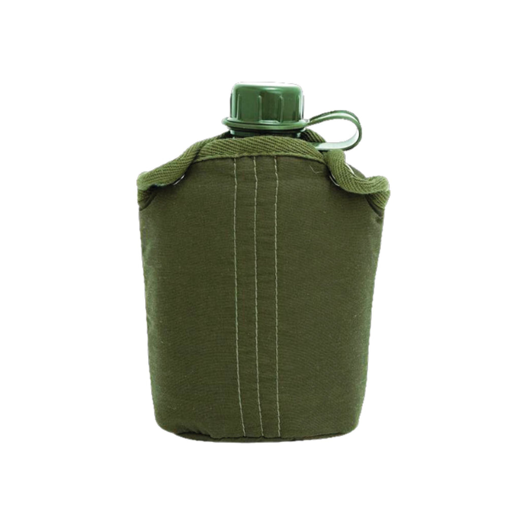 Wildtrak 1-Quart Water Canteen with Cover - Military Green