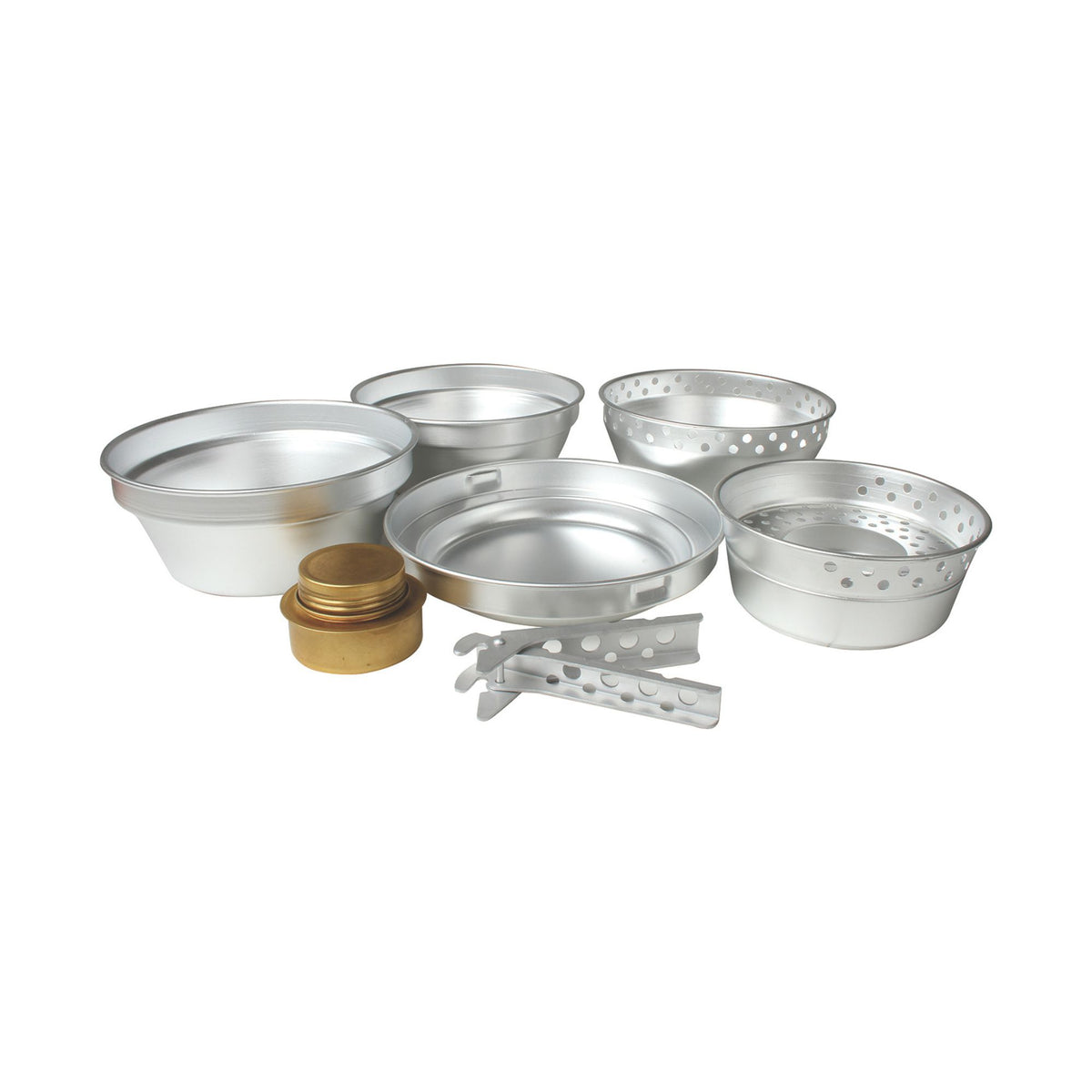 Wildtrak 8pc Aluminium Cook Set with Alcohol Burner