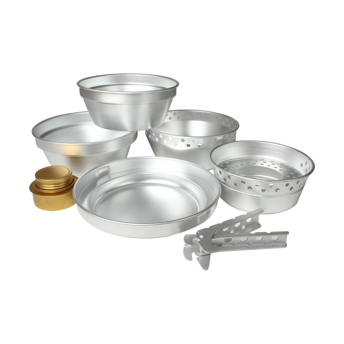 Wildtrak 8pc Aluminium Cook Set with Alcohol Burner