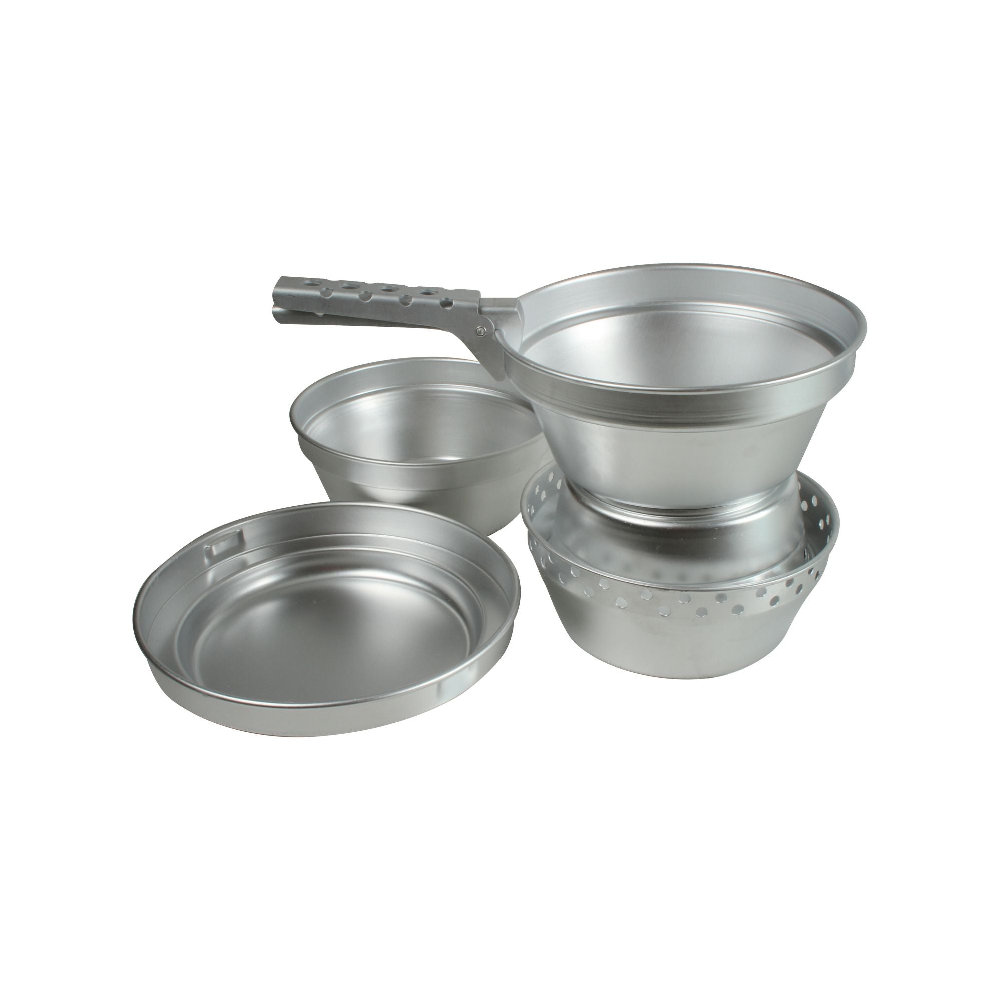 Wildtrak 8pc Aluminium Cook Set with Alcohol Burner