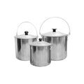Wildtrak 3pc Aluminium Billy Can Set with Handles