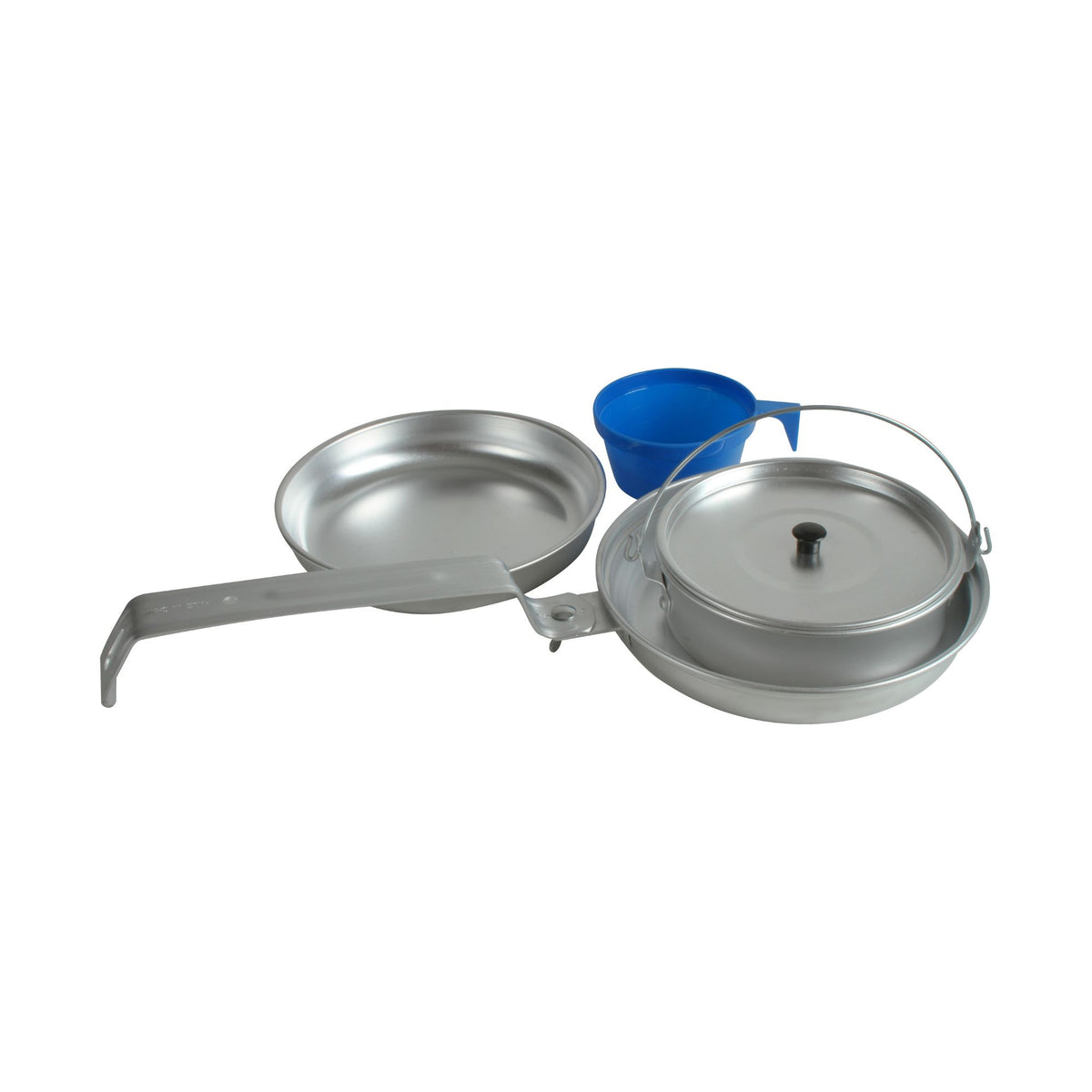 Wildtrak 4pc Hiker 1P Essential Aluminium Mess Kit Set