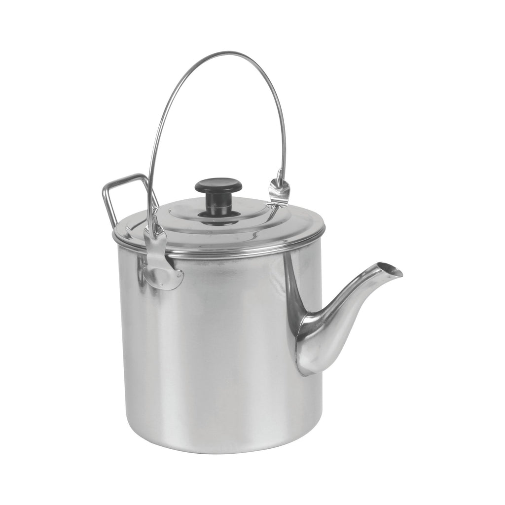 Wildtrak 2.8L Stainless Steel Billy Teapot with Handle and Lid