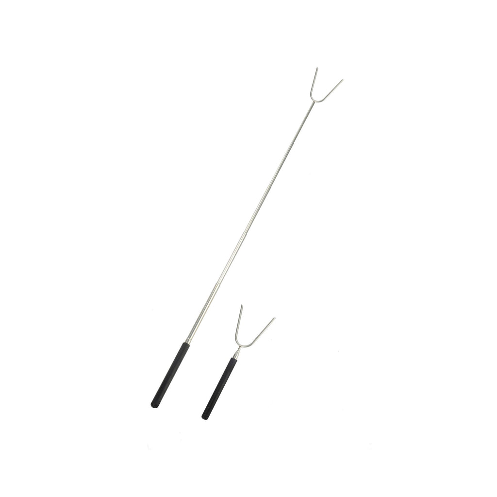 Wildtrak Twin Prong Extendable Campfire Fork with Handle 86cm