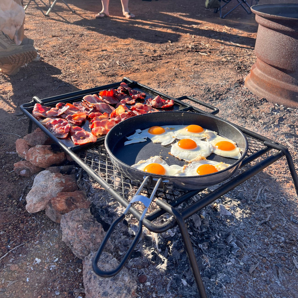 Wildtrak Large Flat Plate and Grill Camp Cooker with Carry Bag 65x42.5cm