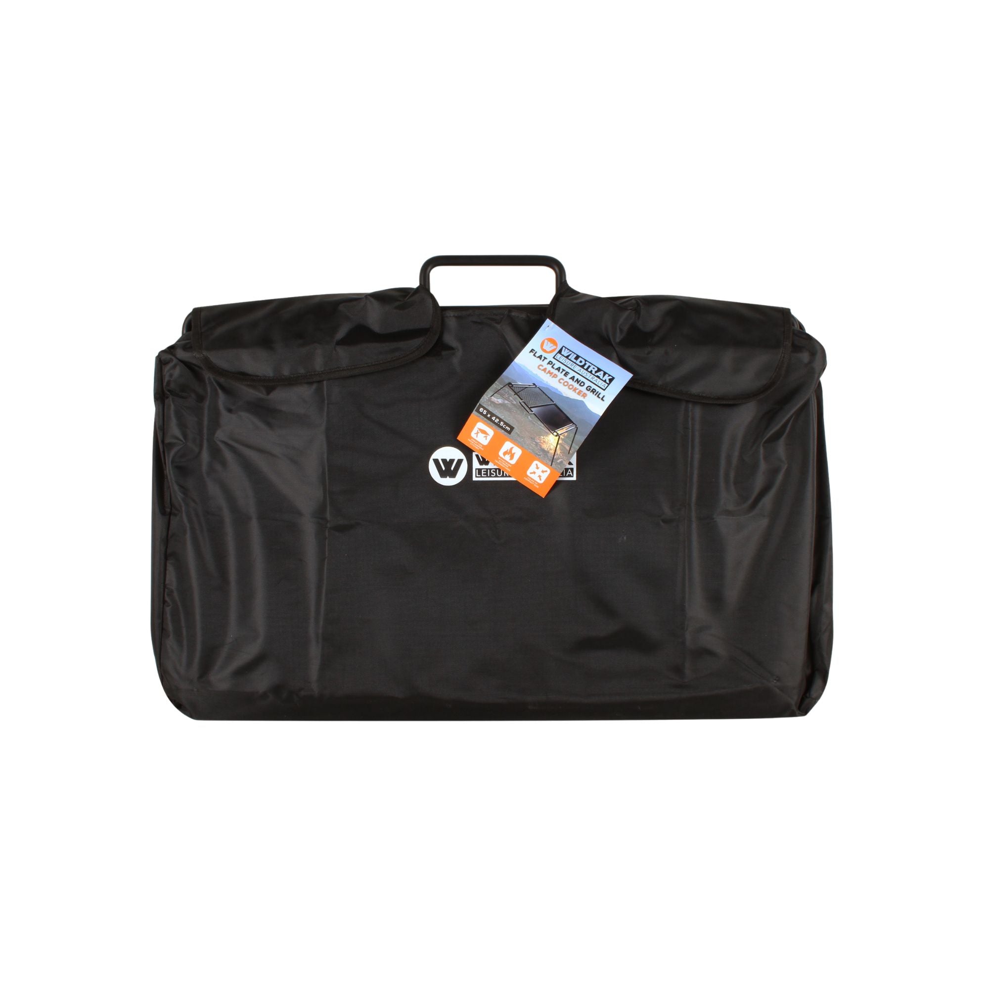 Wildtrak Large Flat Plate and Grill Camp Cooker with Carry Bag 65x42.5cm