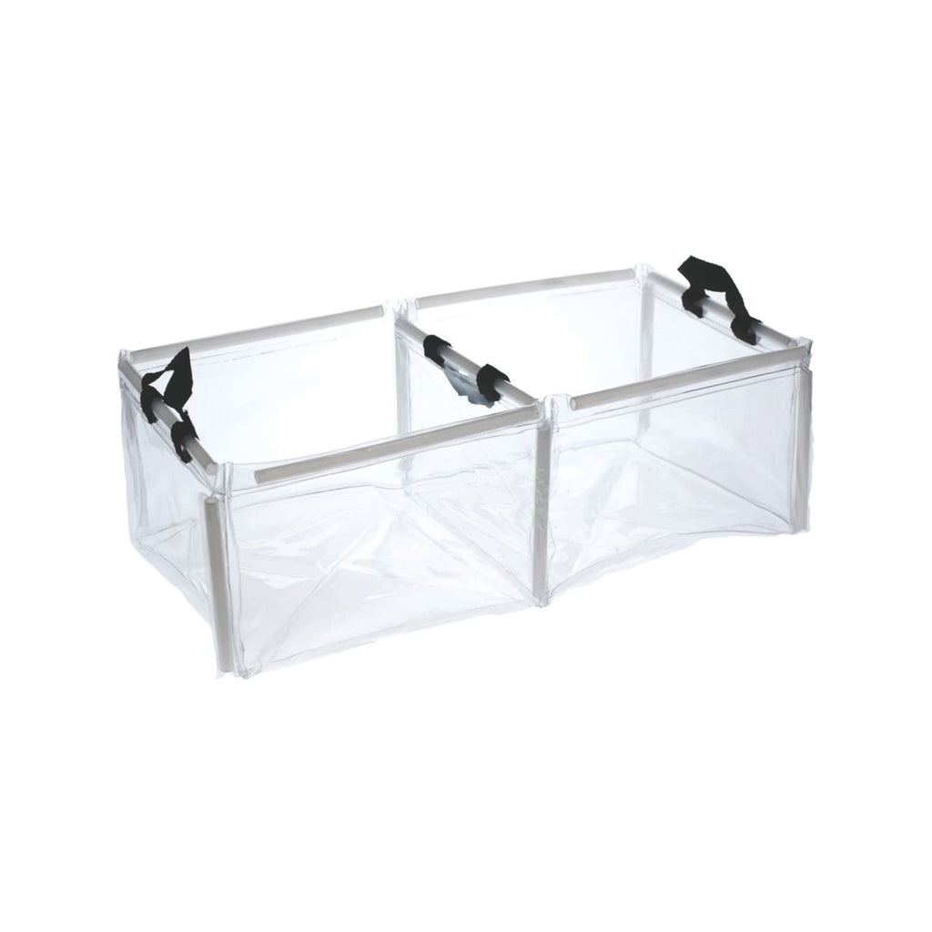 Wildtrak 20L Portable Double Wash Basin Folding with Handles 25.5x25.5x19cm