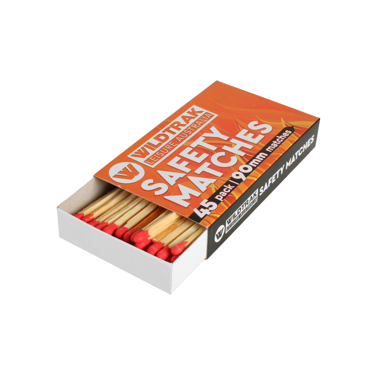Wildtrak 45pk Extra-long Safety Matches 90mm