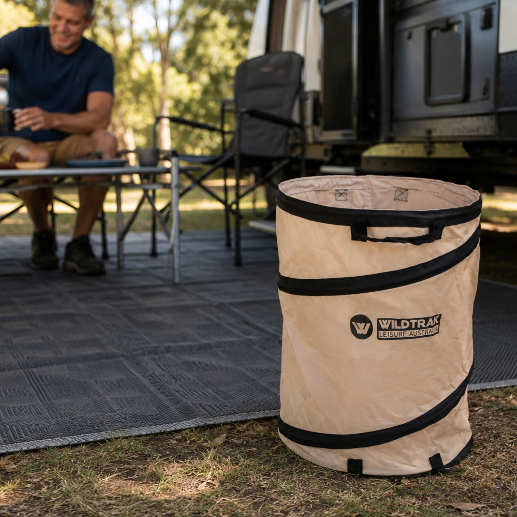 Wildtrak Collapsible Camp Storage Bin 46x40cm