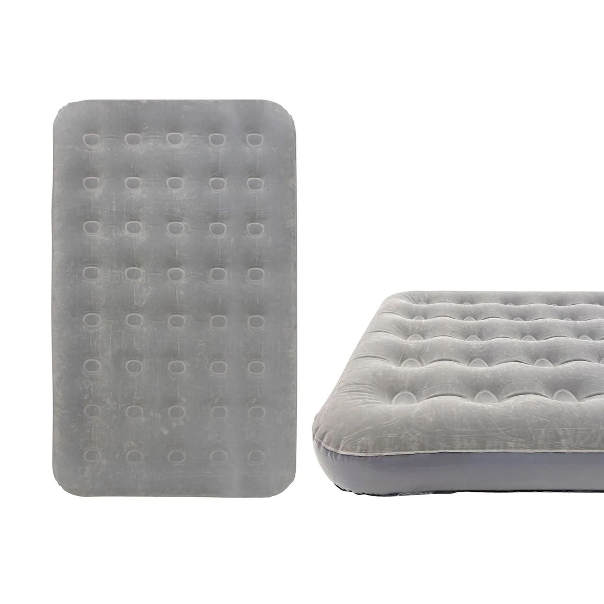 AIRBED DOUBLE COIL BEAM FLOCKED