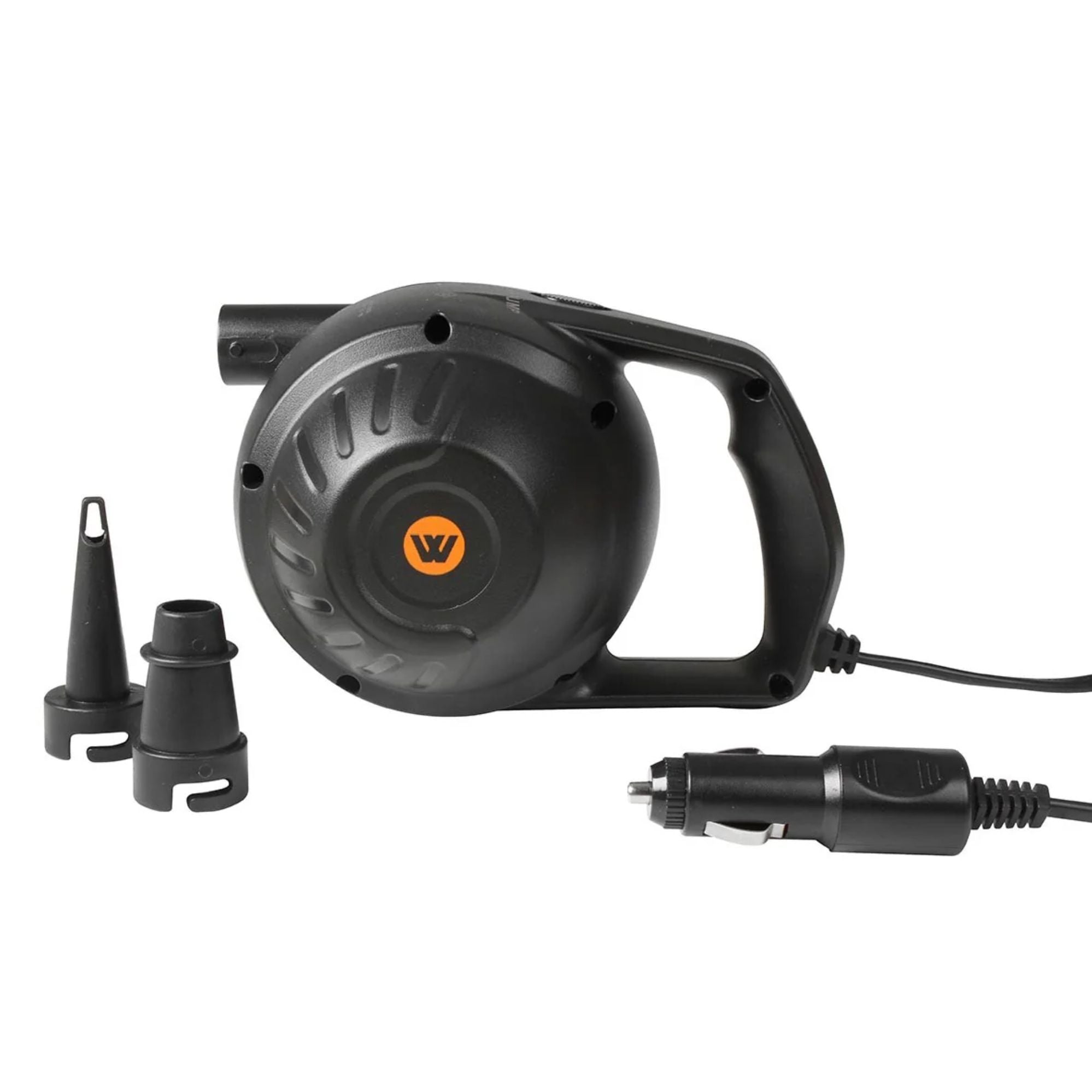 Wildtrak 12V Portable Electric Air Pump, Low Noise, Inflate/Deflate