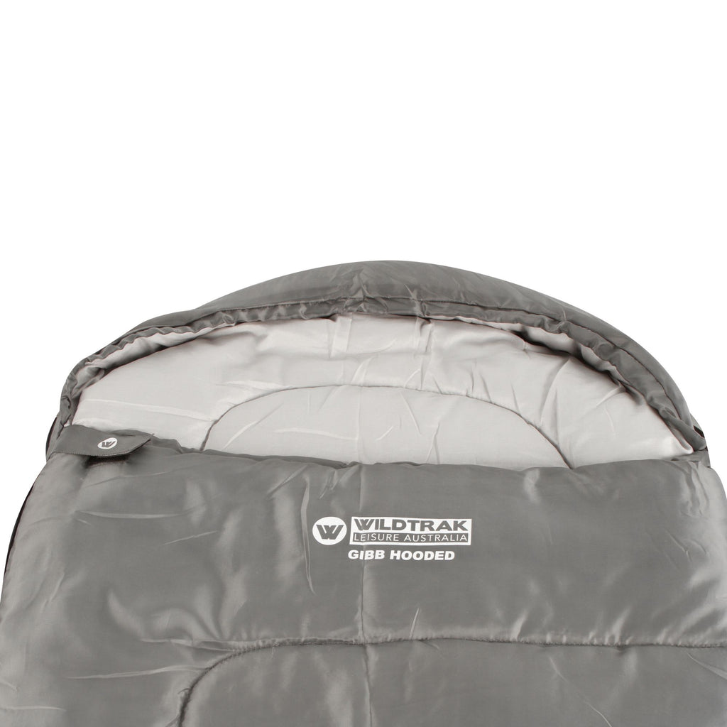 Wildtrak +10°C to +15°C Gibb Hooded Sleeping Bag, 70 x 215cm